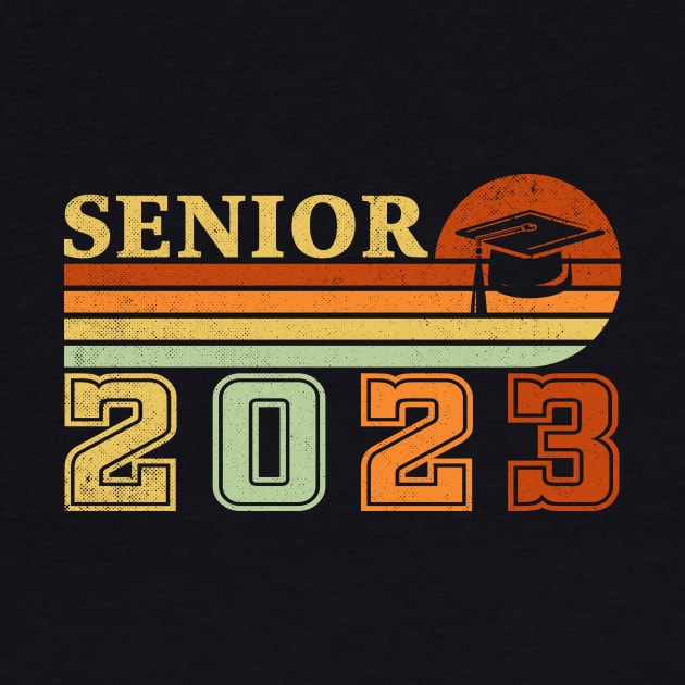 Vintage Retro Senior 2023 by FrancisDouglasOfficial